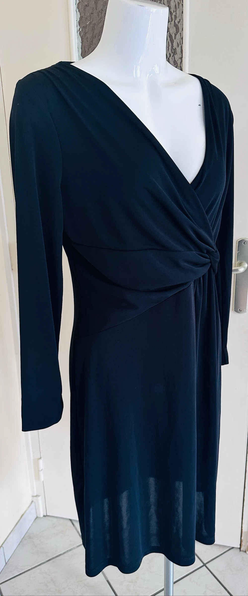 Chic Black Sublime Dress Jacqueline Riu – Size 44 – Impeccable Condition – photo 11